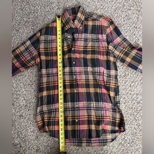 Paul Stuart Men’s Flannel Plaid Sport Shirt